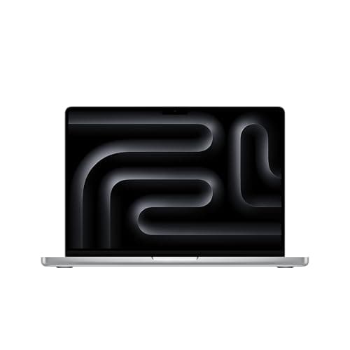 Image of Apple 2023 MacBook Pro laptop M3 Pro chip with 11‑core CPU, 14‑core GPU: 14.2-inch Liquid Retina XDR display, 18GB unified memory, 512GB SSD storage. Works with iPhone/iPad; Silver