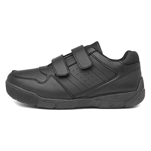 Image of Trux Rob Boys Easy Fasten Shoe in Black - Size 12 Child UK - Black