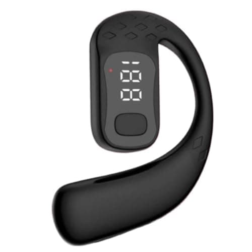Image of Bluetooth Headset, NEW Wireless Bluetooth Earpiece,V5.4 Wireless Handsfree Headset with Microphone,Noise Canceling Single Ear Earphone Over Ear Earbud for Cellphones TV PC Game Work Driving