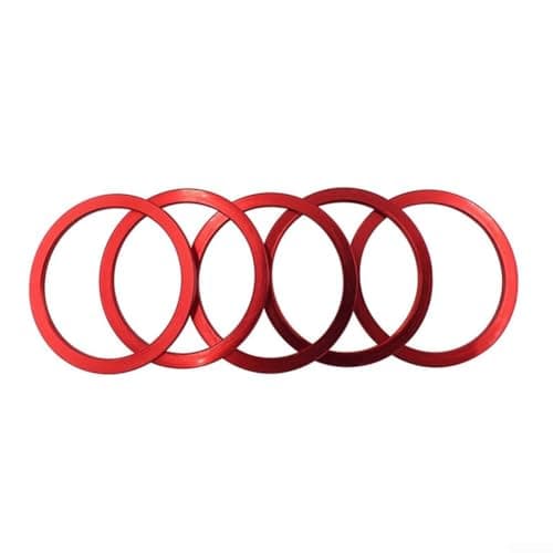 Image of CNC anodized aluminum alloy bicycle spindle washer spacers for road bike cassette and bottom bracket, engineered for precise adjustment (1mm Red)