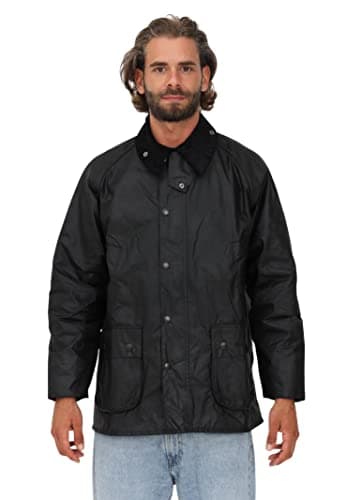 Image of Barbour Men's Bedale Wax Jacket - Black - XX-Large