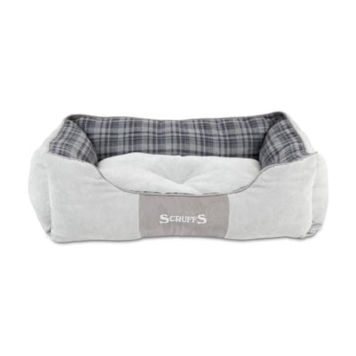 Image of Scruffs Highland Dog Box Bed (L), 75 x 60cm, Grey