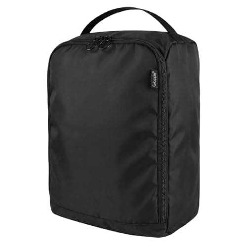 Image of Gloppie Boot Bag Football Travel Shoe Bag Shoe Bags for Packing Travelling Dust Proof & Water Resistant Fashion Shoe Boxes for Men or Women Daily Use, Black