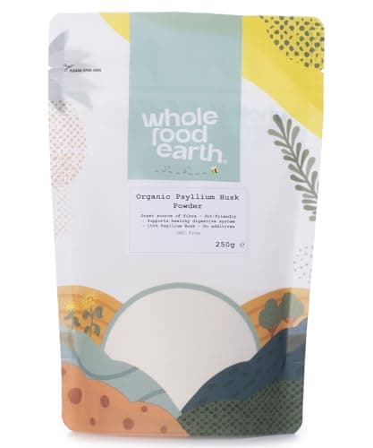 Image of Wholefood Earth Organic Psyllium Husk Powder 250g – Pure Fibre Supplement