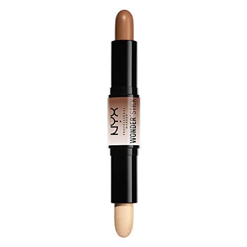Image of NYX Professional Makeup Wonderstick, Dual-ended Make up Highlight & Contour Stick, On-the-Go Highlight and Contour Stick, Creamy Texture, Shade: Universal
