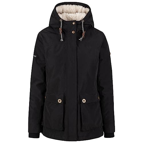 Image of Trespass Womens Waterproof Jacket Hooded Padded Fleece Lined Token