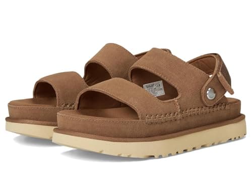 Image of UGG Women's Goldenstar Glide Sandal, Chestnut, 6 UK