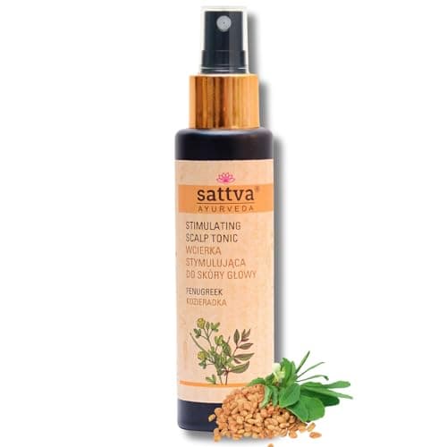 Image of Sattva Ayurveda Hair Tonic Fenugreek - Promotes Hair Growth & Reduces Hair Loss, Intensive Scalp Care for Dry & Itchy Scalp, Alcohol-Free, Paraben-Free- 100 ml