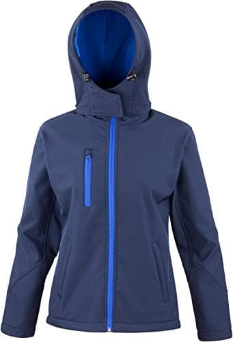 Image of Result R230F Core Tx Performance Hooded Softshell Jacket - Navy/Royal, Small/Size 10