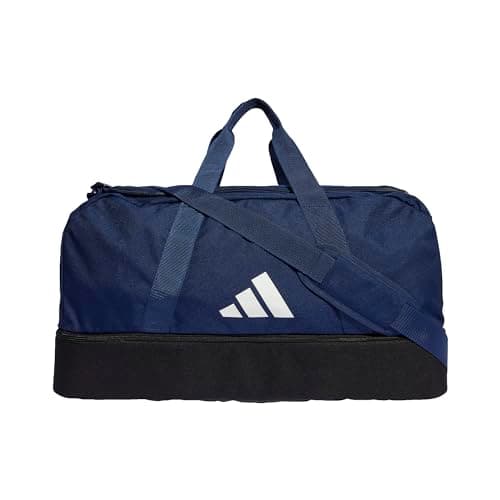 Image of adidas Unisex Tiro League Duffel Bag, Team Navy Blue 2 / Black/White, M