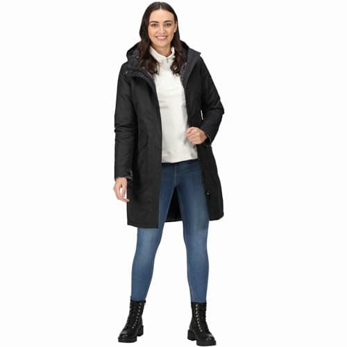 Image of Regatta Womens Romine Waterproof Parka Jacket - Black - 8