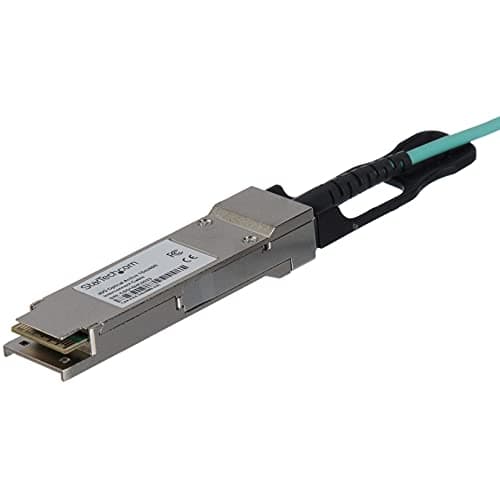 Image of StarTech.com MSA Uncoded Compatible 30m/98.4ft 40G QSFP+ to QSFP+ AOC Cable - 40 GbE QSFP+ Active Optical Fiber - 40 Gbps QSFP Plus/Transceiver Module Cable (QSFP40GAO30M)