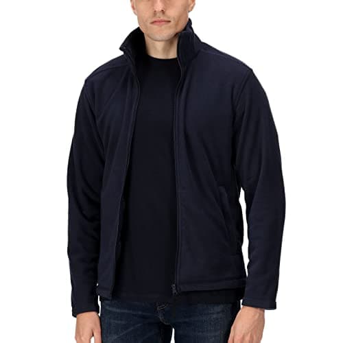 Image of Regatta Men's Full-zip Micro Fleece Jacket, Dark Navy, L UK