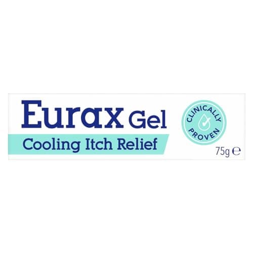 Image of Eurax Cooling Itch Relief Gel, For Dry, Itchy and Irritated Skin, Instant Cooling, Hydrates and Soothes, Reduces the Urge to Scratch, Clinically Proven, 1 x 75g