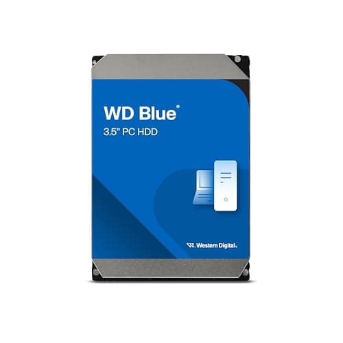 Image of Western Digital 4TB WD Blue PC Internal Hard Drive HDD - 5400 RPM, SATA 6 Gb/s, 128 MB Cache, 3.5" - WD40EZZX