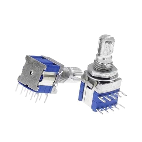 Image of XTVKFWJAB 5pcs RS1010 15mm Plum Shaft Rotary Switch 1P 2/3/4/5 Position 2P 2 Position Gear Change Selector Switch(1 Pole 2)