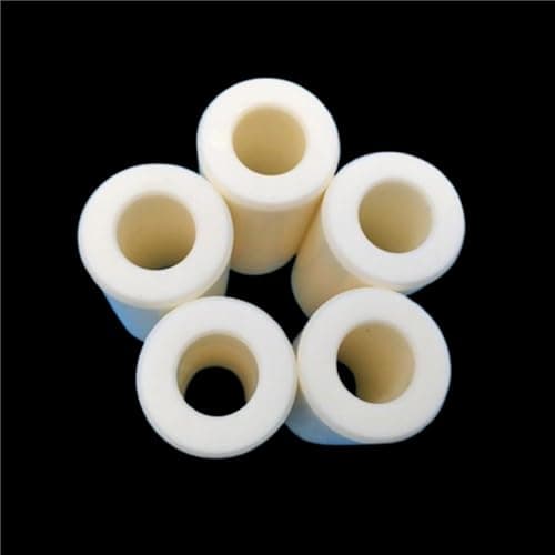 Image of 4pcs 100mm Alumina Ceramic Tubes - High-Temperature Resistant Hollow Electrical Insulators(6x9x100mm)