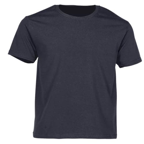 Image of Fruit of the Loom Childrens T Shirt in Deep Navy Size 5-6 (SS6B)