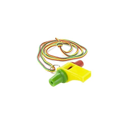 Image of Acme 475 Samba Plastic Carnival Whistle With Lanyard - Mardi Gras, Parade Use