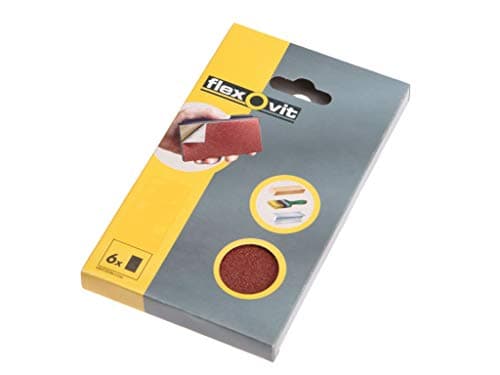 Image of Hook & Loop Sanding Block Refill Kit Fine 120g (6)