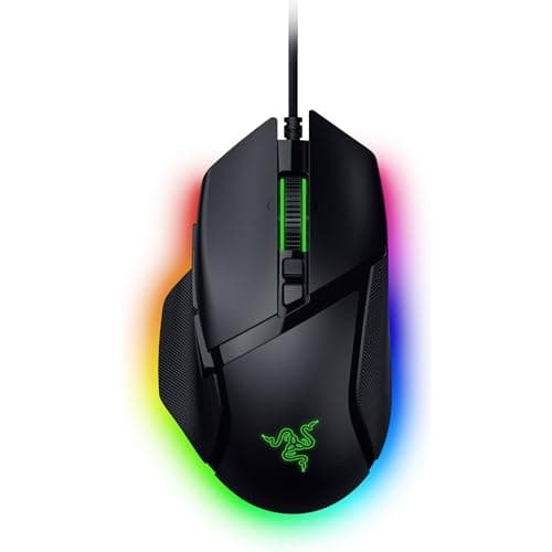 Image of Razer Basilisk V3 35K Wired Ergonomic Gaming Mouse : HyperScroll Tilt Wheel - 35K DPI Optical Sensor Gen 2-13 Customizable Controls - Chroma RGB - Optical Switches Gen 3 - Speedflex Cable