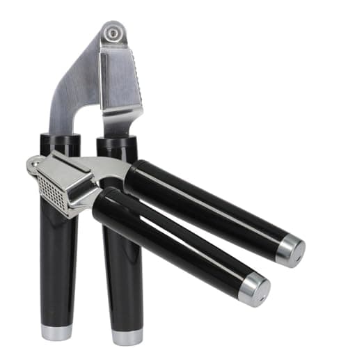 Image of KitchenAid Stainless Steel Garlic Press - Black