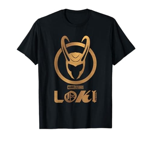 Image of LOKI-Bronze Horn Logo POCKET T-Shirt
