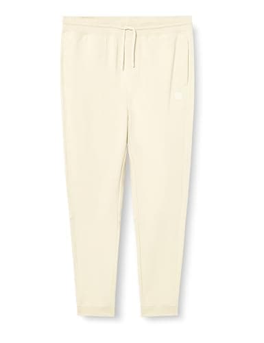 Image of BOSS Mens Sestart Cotton Terry Logo Patch Jogging Bottoms, 767open Yellow, L