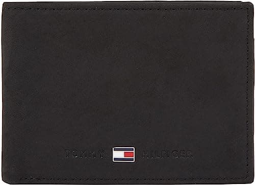 Image of Tommy Hilfiger Men’s Johnson Mini Wallet, Black (Black), One Size