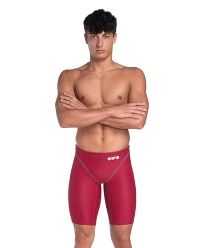 Image of ARENA Powerskin ST Next Men's Jammer, FINA Approved Racing Suit, Men's Recycled Fabric Swimsuit, Men's Lined Jammer Blue
