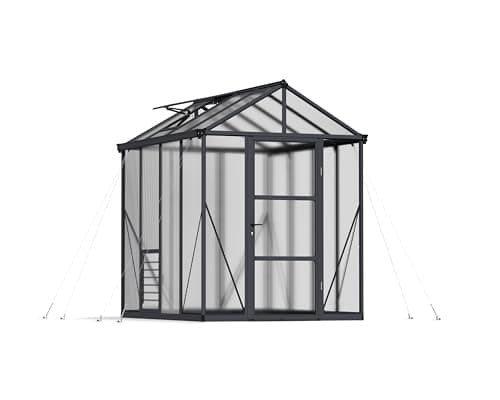 Image of Palram Canopia Glory Greenhouse Grey/Clear (6x8)