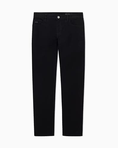 Image of Armani Exchange Men's Stretch Cotton Skinny Denim, Black, 30