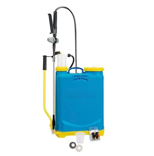 Image of Matabi - Manual Sprayer - Super Agro 16-16 Litre Capacity - Metal Lance - for Large Areas - Intensive Use - Ergonomic Design - Ideal for Over 400m² - Made in Spain