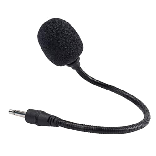 Image of Alipis Mini Quality 3.5mm Port Mic Phone on Condenser 205mm Microphone Omnidirectional Metal Or with Good Audio for and Voice Amplifiers Use Stage Presentations