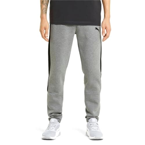 Image of PUMA Men's Evostripe Pants, Medium Gray Heather, Large