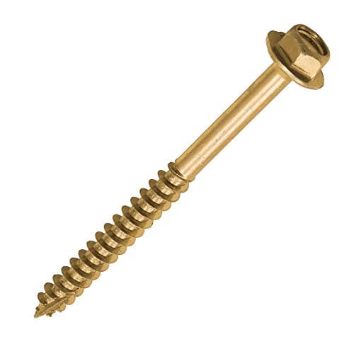 Image of TIMCO Advanced Coach Screw | Hex Flange Head | Slash Point | Yellow | 6.0 x 70 | Box of 100 (670SCSY)