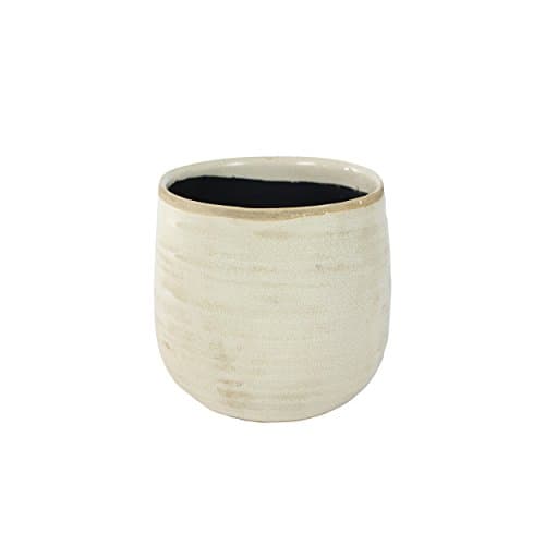Image of Ivyline 136861 D14 H12 Como Ivory Pot - Off-White