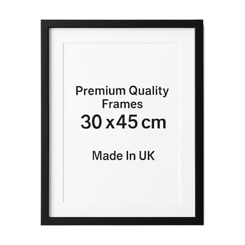 Image of 30x45 cm Black Photo Frame – Black Picture Frame for Wall Art, Stylish Photo Frames & Picture Frames – Home Decor Display (30×45cm)