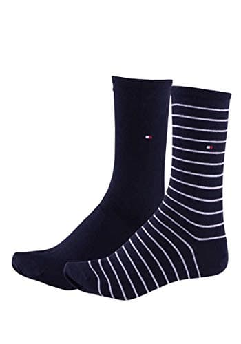 Image of Tommy Hilfiger Womens Classic CLSSC SOCK, Navy, 3-5 UK