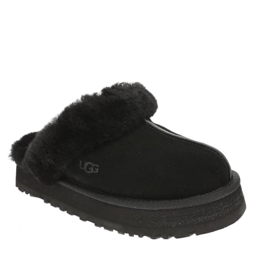 Image of UGG Womens W Disǫuette Slippers, Black, 7 UK