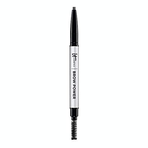 Image of IT Cosmetics Brow Power Perfector, 5-in-1 Powder Gel Pencil, Shade: Universal Taupe