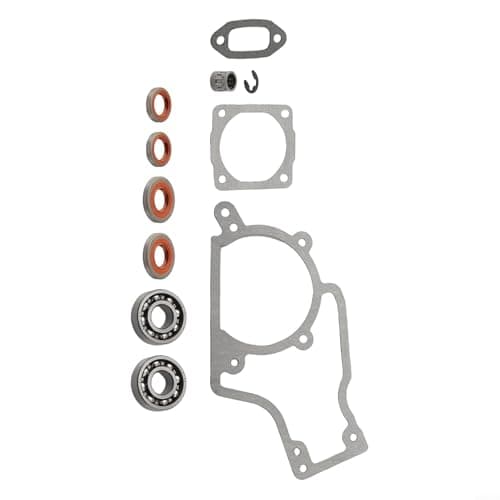 Image of Crankshaft Bearing Kit for 028 28AV AVS Super Chainsaw | Replaces 1118 029 0500 | Includes Gasket Set Oil Seals Needle Bearings Metal Parts