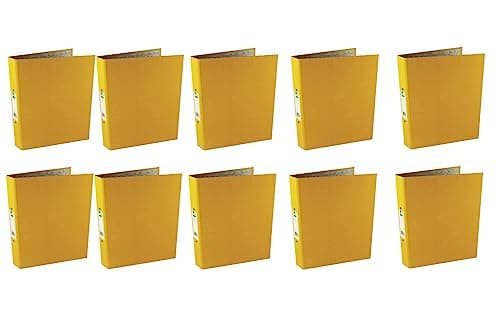 Image of Q-Connect 25mm 2 Ring Binder Polypropylene A4 Yellow (Pack of 10)