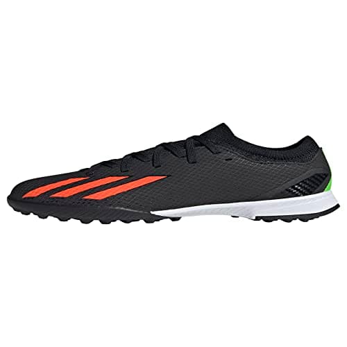 Image of adidas X Speedportal.3 Turf Soccer Shoe, Black/Solar Red/Solar Green, 5.5 US Unisex Big Kid