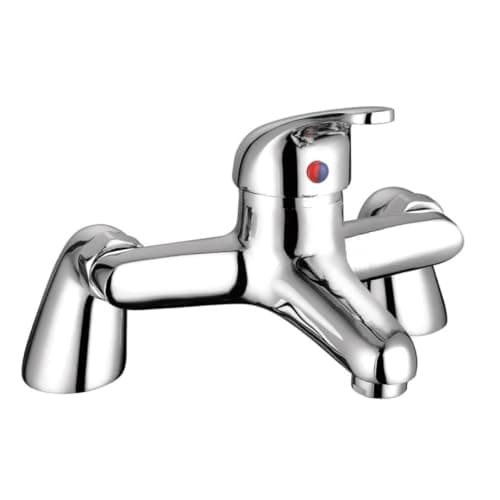 Image of iBathUK | Chrome Bath Filler Mixer Tap Monobloc Bathroom Lever Faucet TB115