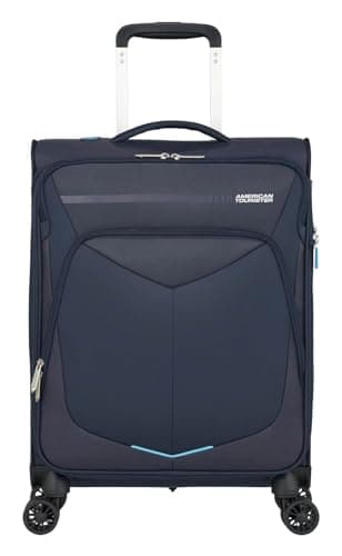 Image of American Tourister Summerfunk - Spinner S, expandable hand luggage, 55 cm, 43/46 L, blue (navy)
