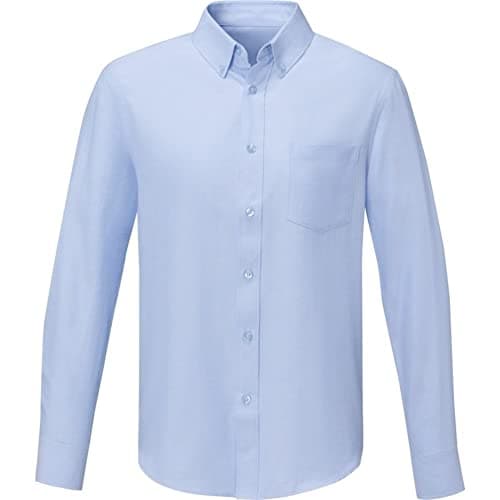 Image of Elevate Mens Pollux Long-Sleeved Shirt (L) (Light Blue)