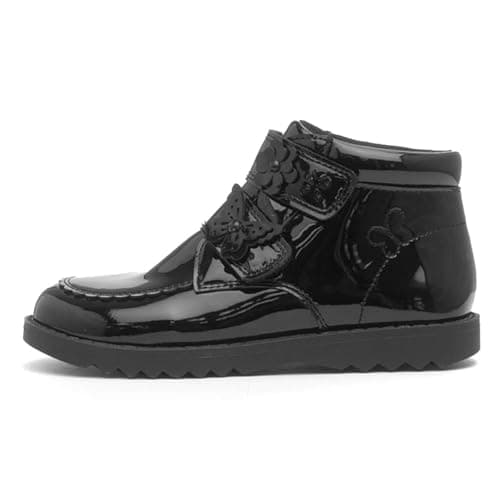 Image of Walkright Demon Girls Black Patent Boot - Size 10 Child UK - Black