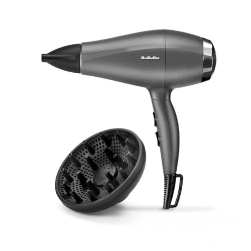 Image of BaByliss Italian Light Weight Pro Hair Dryer Salon Quality Blow Dry with Large Diffuser 5916U