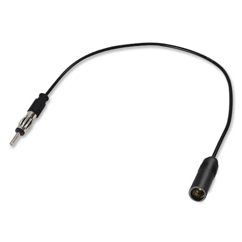 Image of AEDIKO Car Radio Antenna Extension Cable 50cm DIN Plug Connector Male to Female FM AM Radio Coaxial Extension Cable for Vehicle Truck Stereo CD Media Player